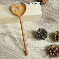 Cuillères en bois Doussie sculptées à la main, plusieurs styles, durables, pour café et thé, ustensiles en bois à long manche, compatibles lave-vaisselle, résistantes à la chaleur