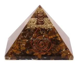 Groothandel Natuurlijke Genezing Crystal Tiger Eye Orgone Piramide Gebruik Voor Reiki Healing En Home Decor Boom Of Life Orgone Piramide