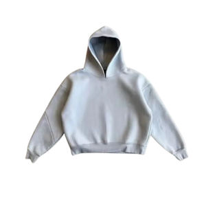 Sudadera Minimalista Sin Bolsillos de Algodón 100% para Pedidos al por Mayor Directo de Fábrica, Ropa Urbana de Corte y Confección con MOQ Bajo - Product Image 6