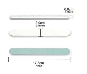 ตะไบเล็บเอมเมอรี่ 17.8 ซม. แบบด้านเดียว ใช้ซ้ำได้ สำหรับดูแลเล็บ - Product Image 1