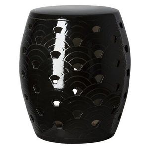 Linea Exports Inc Black Powder Coated Metal End Table <b>Stool</b> Custom Made Coffee Side Table Furniture Living Room Hot Sale Modern - Product Image 1