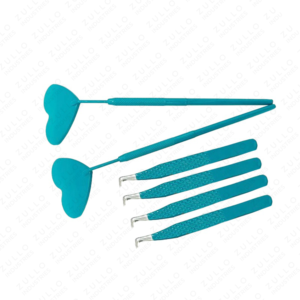 Pinzas para Extensión de Pestañas con Punta de Fibra ZULLO INDUSTRIES, Herramienta para Pestañas de Acero Inoxidable con Recubrimiento de Color Personalizado, 14 cm, Marca Privada - Product Image 2