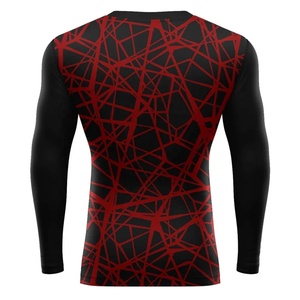 Rash Guard Long Sleeve Rash Guard Custom Size and Designs for Men Custom Sublimation Printed Sportswear Comfortable Rash Guard - Product Image 6