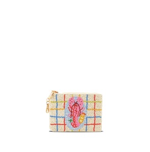 Vintage Seed Beads Embroidery Small Coin Purse Pouch Designer Handmade Seed Beads Coin Pouch For Women - Product Image 3