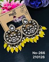 Boucles d'oreilles pendantes exclusives et tendance, géométriques, en alliage léger, style ethnique, avec strass et perles imitation diamant américain