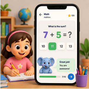 Plataforma Móvil de Aprendizaje y Educación para Niños con Lecciones Interactivas, Juegos y Seguimiento del Progreso - Product Image 2