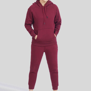 <b>Women</b> <b>White</b> Solid Fleece Hooded Sweatshirt <b>Jogger</b> Set Full Sleeve Regular Fit Casual Sportswear Winter Eco-Friendly Breathable - Product Image 5