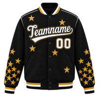 Blousons de baseball réversibles coupe-vent brodés pour hommes grandes tailles, avec broderie personnalisée sur le devant – Collection Hiver – Meilleures ventes