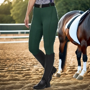 Culottes d'équitation pour femmes, extensibles dans quatre directions, avec grip en silicone aux genoux, confortables, pour l'entraînement équestre, vêtements de sport - Product Image 5
