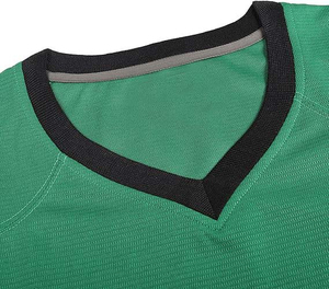 Camiseta Deportiva de Fútbol Americano Personalizada por Sublimación, Manga Corta, Cuello Redondo, Malla Transpirable, para Hombre, Verde, Invierno Plus - Product Image 4