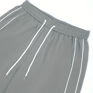 Pantalones unisex de pierna ancha estilo urbano, holgados, bordados, informales, gruesos, tipo jogger, streetwear, para hombre, personalizados - Product Image 3