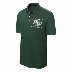 Chemises polo pour hommes personnalisables, brodées, décontractées, à manches courtes - Product Image 1