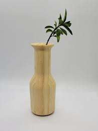 Vase en bois de bambou léger et personnalisable, d'inspiration antique, pour la décoration intérieure, cadeaux classiques faits à la main, durable, pour la fête des mères - Product Image 3