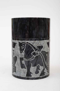 Tasses et verres personnalisés en corne de buffle écologique, avec couvercle, impression typographique, gravure viking, thème Koi, pour fêtes MULTI - Product Image 5