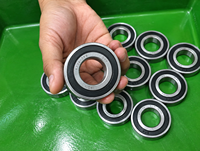 Roulement à billes à gorge profonde usiné CNC 6000-2RS en acier inoxydable, roulements étanches RZ3 avec brochage