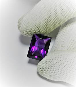 Ametyste violette naturelle taille baguette princesse, pierre précieuse en vrac de qualité supérieure pour bijoux, bagues, pendentifs, vente en gros - Product Image 3