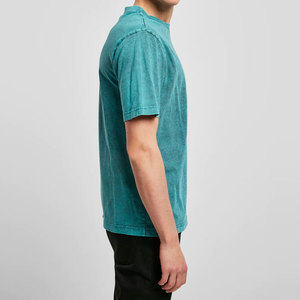 T-shirts pour hommes Street Wear, dernier design, effet délavé, 100% coton, couleur personnalisée, taille adulte, respirant, séchage rapide, écologique - Product Image 4