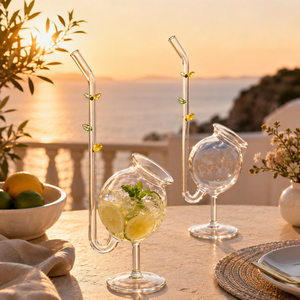 Verres à cocktail transparents en borosilicate faits à la main de 450 ml, sans plomb, coupe Martini, verres à Margarita, verrerie de bar réutilisable en gros - Product Image 5