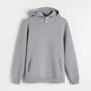 Sweat à capuche surdimensionné pour homme, double couche, en polaire polyester/coton, léger, respirant, écologique et de haute qualité - Product Image 2