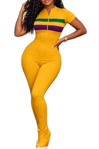 Combinaison gainante personnalisée Mardi Gras pour femme, respirante, très élastique, rehausseur et sculpteur de fesses - Product Image 4
