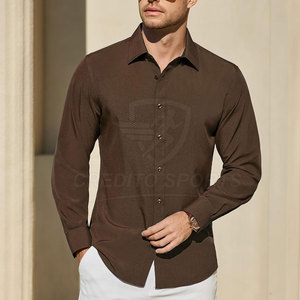 Camisas Clásicas Casuales de Algodón para Hombre, Camisa de Algodón con Botones, Mezcla de Algodón Suave, Ajuste Cómodo, Estilo Diario - Product Image 4