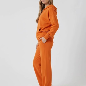 Wholesale Fashion Sports Sets Jogger Sweatsuit Custom Logo Two Piece Suit Casual Tracksuit Woman <b>Sweater</b> Suit - Product Image 5