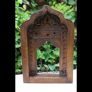 กรอบไม้ขนาดเล็กสไตล์วินเทจสำหรับแขวนติดผนังที่หรูหรารุ่นที่1จากร้านค้างานฝีมือของอินเดีย - Product Image 2