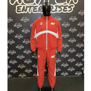 Survêtement unisexe pour homme, respirant, léger, en polyester/nylon, design personnalisable, patchwork, pantalon de jogging zippé, service OEM - Product Image 6