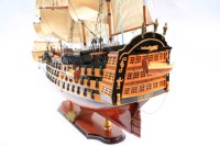 Modèle de bateau à voile haut de gamme HMS VICTORY, peint à la main, style Feng Shui, pour la décoration de la maison et les collectionneurs