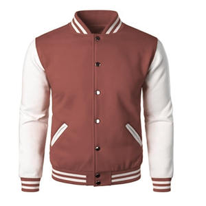 เสื้อแจ็คเก็ตวาร์ซิตี้ผู้ชายสำหรับฤดูหนาว แบรนด์ Kic Star Fashion Industry แขนยาว เนื้อผ้าระบายอากาศดี คอตั้ง ติดกระดุมเม็ดเดียว ลายเรียบ - Product Image 3