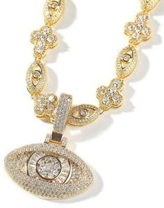 Collier pendentif yeux de diamant de fournisseur indien pour elle ou pour un anniversaire et une surprise romantique disponible à bon prix - Product Image 5