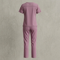 Tenues d'infirmière personnalisées en coton de haute qualité avec détection d'aiguilles, uniformes médicaux d'hôpital unisexes pour femmes à manches régulières