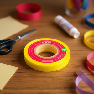 ริบบิ้นอิลัน กรอสเกรน 1.5 ซม. 15 ม. เทปตกแต่งงานฝีมือสีเหลือง - Product Image 2