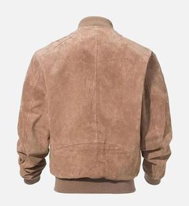 OEM <b>Men</b> Leather <b>Jacket</b> Premium Casual Motorcycle Fashion Coat Stand Collar Front Windproof Waterproof Customizable Bulk Orders - Product Image 2