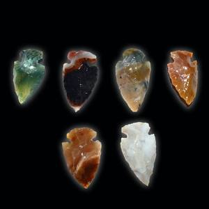 Colgantes de Punta de Flecha Electrochapados Antiguos Hechos a Mano con Ágata Natural Duradera de Gujarat - naturalagate.com - Product Image 3