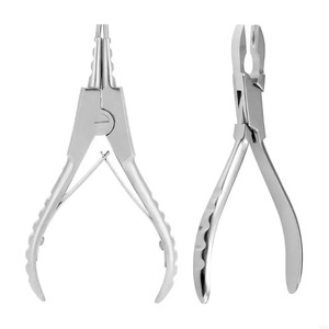 Pince manuelle professionnelle en acier inoxydable pour ouvrir et fermer les anneaux, idéale pour le piercing corporel, des oreilles, du nez et des lèvres. - Product Image 1