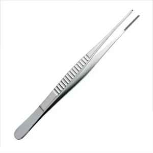 Wholesale Stainless Steel Dental Adson Brown Tweezers Curved Cotton & Dressing Forceps Soft Tissue <b>Pliers</b> - Product Image 5