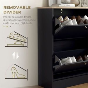 Shoe Storage Cabinet with Organisers for Storing and Organizing Shoes - Product Image 4