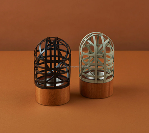 Conception créative de brûleur d'encens en bois personnalisée pour Bakhoor et encens arabe bois poli porte-encens en gros - Product Image 6