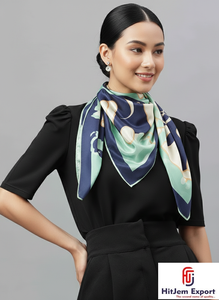 Foulards carrés légers de qualité supérieure Impression numérique personnalisée Tissu doux Accessoires de mode élégants Parfait pour les commandes en gros - Product Image 6