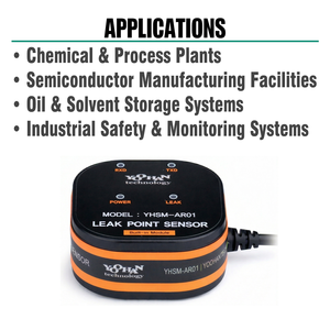 Sensore per il Rilevamento di Perdite di Acidi e Alcali YHSM-AR01 |   Nessun allarme falso in acqua |   Sensore di Perdite Chimiche Industriali |   Risposta Rapida - Product Image 5