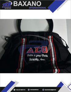 Sac de voyage à roulettes en nylon léger grande capacité Delta Sigma Theta Sorority DST, style sport de luxe - Product Image 6