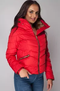 Veste matelassée à capuche imperméable noire pour l'hiver, avec logo personnalisé, pour hommes et femmes, style décontracté, longueur courte - Product Image 4
