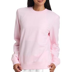 Venta al por mayor Vintage Moda casual Cuello redondo Sudadera Deporte Algodón poliéster Manga larga Sudadera Mujer - Product Image 3