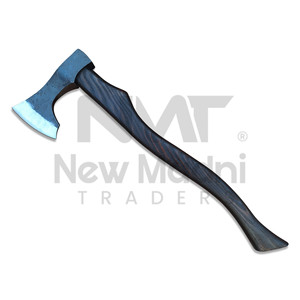 Hacha industrial de acero al carbono forjada a mano, con mango de madera de fresno, diseño OEM personalizado, hacha con pala para venta - Product Image 1
