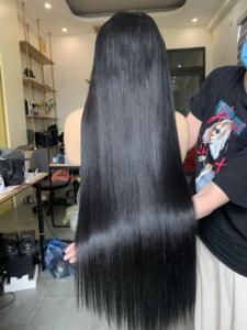 Perruques en mèches de cheveux humains Remy vietnamiens 100% naturels, lisses et raides, sans traitement chimique, toutes couleurs, de 8 à 32 pouces - Product Image 3