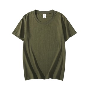 T-shirts pour hommes à manches courtes respirants personnalisés, 100% coton biologique, haute qualité, vente en gros, t-shirts unis - Product Image 4