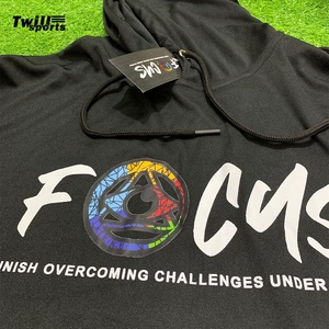 Chándal Deportivo Ligero Unisex de Alta Calidad, Colores Personalizados, Algodón/Fibra de Bambú, Transpirable, Estilo Urbano, con Capucha - Product Image 3