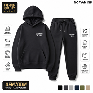 Ensemble de survêtement à capuche personnalisé pour enfants, en coton et polyester, pour garçons, tenue de jogging décontractée, vêtements de sport, fabricant OEM, marque privée - Product Image 1