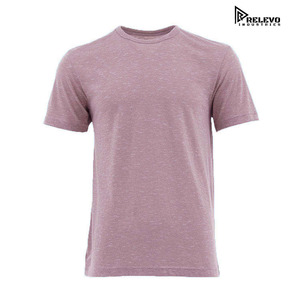 Camiseta de Algodón de Corte Regular para Hombre de Relevo Industries, Cuello Redondo, Manga Corta, Color Sólido, Diseño Informal de Punto Jersey - Product Image 1